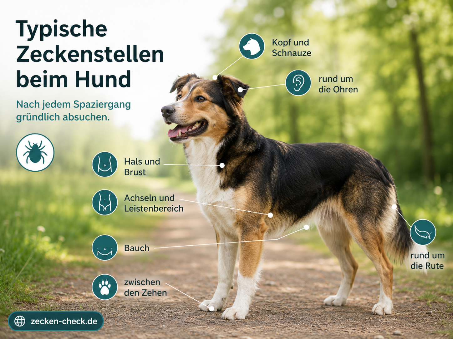 Zecken beim Hund